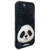 Etui NIMMY Big Eyed Pet 2.0 Panda do Apple iPhone 15 Czarny Dominujący kolor Czarny