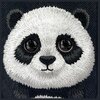 Etui NIMMY Big Eyed Pet 2.0 Panda do Apple iPhone 15 Czarny Etui z powerbankiem Nie