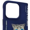Etui NIMMY Glasses Cool Cat do Apple iPhone 15 Pro Niebieski Model telefonu iPhone 15 Pro
