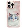 Etui NIMMY Big Eyed Pet 2.0 Cat do Apple iPhone 15 Pro Różowy