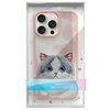 Etui NIMMY Big Eyed Pet 2.0 Cat do Apple iPhone 15 Pro Różowy Etui wodoszczelne Nie