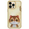 Etui NIMMY Big Eyed Pet 2.0 Cat do Apple iPhone 15 Pro Khaki