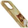 Etui NIMMY Big Eyed Pet 2.0 Cat do Apple iPhone 15 Pro Khaki Seria telefonu iPhone