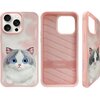 Etui NIMMY Big Eyed Pet 2.0 Cat do Apple iPhone 15 Pro Max Różowy Seria telefonu iPhone
