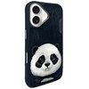 Etui NIMMY Big Eyed Pet 2.0 Panda do Apple iPhone 16 Czarny Seria telefonu iPhone