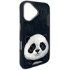 Etui NIMMY Big Eyed Pet 2.0 Panda do Apple iPhone 16 Czarny Model telefonu iPhone 16
