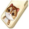 Etui NIMMY Big Eyed Pet 2.0 Cat do Apple iPhone 16 Khaki Typ Etui nakładka