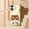Etui NIMMY Big Eyed Pet 2.0 Cat do Apple iPhone 16 Khaki Etui z powerbankiem Nie