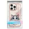 Etui NIMMY Big Eyed Pet 2.0 Cat do Apple iPhone 16 Pro Różowy Etui wodoszczelne Nie