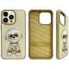 Etui NIMMY Glasses Cool Dog do Apple iPhone 15 Pro Max Khaki Seria telefonu iPhone