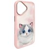 Etui NIMMY Big Eyed Pet 2.0 Cat do Apple iPhone 16 Różowy Model telefonu iPhone 16