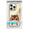 Etui NIMMY Big Eyed Pet 2.0 Cat do Apple iPhone 16 Pro Khaki Etui wodoszczelne Nie