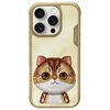 Etui NIMMY Big Eyed Pet 2.0 Cat do Apple iPhone 16 Pro Khaki
