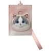 Zestaw prezentowy NIMMY Big Eyed Pet 2.0 Cat 3w1 Różowy 3w1 Torebka na telefon + Portfel + Etui na lokalizator Dominujący kolor Różowy