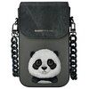 Zestaw prezentowy NIMMY Big Eyed Pet 2.0 Panda Czarny 3w1 Torebka na telefon + Portfel + Etui na lokalizator Seria telefonu Uniwersalny