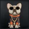 Saszetka NIMMY Glasses Cool Dog Czarny Model telefonu Uniwersalny