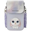 Torebka NIMMY Big Eyed Pet 2.0 Rabbit Fioletowy Seria telefonu Uniwersalny