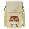 Zestaw prezentowy NIMMY Big Eyed Pet 2.0 Cat 3w1 Khaki 3w1 Torebka na telefon + Portfel + Etui na lokalizator Seria telefonu Uniwersalny