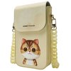 Zestaw prezentowy NIMMY Big Eyed Pet 2.0 Cat 3w1 Khaki 3w1 Torebka na telefon + Portfel + Etui na lokalizator Kompatybilność Uniwersalny