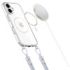 Etui TECH-PROTECT Flexair Chain MagSafe do Apple iPhone 16 Przezroczysto-szaro-różowy Seria telefonu iPhone