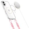 Etui TECH-PROTECT Flexair Chain MagSafe do Apple iPhone 16 Przezroczysto-szaro-różowy Model telefonu iPhone 16