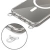 Etui TECH-PROTECT Flexair Chain MagSafe do Apple iPhone 16 Pro Max Przezroczysto-szaro-różowy Dominujący kolor Przezroczysto-szaro-różowy