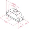 Okap TEKA Maestro GFL 57651 EOS BK Stal nierdzewna/czarne szkło 425m3/h 68dB klasa A+ Szerokość [cm] 53.2