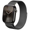 Pasek CRONG Milano Steel do Apple Watch (38/40/41/42mm) Grafitowy Gwarancja 24 miesiące