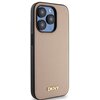 Etui DKNY Grained Metal Logo MagSafe do Apple iPhone 15 Pro Beżowy Kompatybilność Apple iPhone 15 Pro