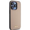 Etui DKNY Grained Metal Logo MagSafe do Apple iPhone 15 Pro Max Beżowy Model telefonu iPhone 15 Pro Max