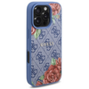 Etui GUESS 4G Flowers Print MagSafe do Apple iPhone 16 Pro Niebieski Model telefonu iPhone 16 Pro