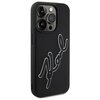 Etui KARL LAGERFELD 3D Rubber Signature do Apple iPhone 15 Pro Czarny Kompatybilność Apple iPhone 15 Pro