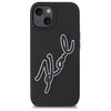Etui KARL LAGERFELD 3D Rubber Signature do Apple iPhone 15 Czarny Model telefonu iPhone 15