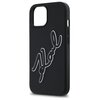 Etui KARL LAGERFELD 3D Rubber Signature do Apple iPhone 15 Czarny Typ Etui nakładka