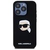 Etui KARL LAGERFELD Silicone Karl Head Print MagSafe do Apple iPhone 15 Pro Czarny Model telefonu iPhone 15 Pro