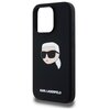 Etui KARL LAGERFELD Silicone Karl Head Print MagSafe do Apple iPhone 15 Pro Czarny Typ Etui magnetyczne