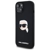 Etui KARL LAGERFELD Silicone Karl Head Print MagSafe do Apple iPhone 15 Czarny Seria telefonu iPhone