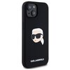 Etui KARL LAGERFELD Silicone Karl Head Print MagSafe do Apple iPhone 15 Czarny Kompatybilność Apple iPhone 15