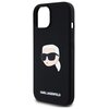 Etui KARL LAGERFELD Silicone Karl Head Print MagSafe do Apple iPhone 15 Czarny Typ Etui magnetyczne
