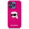 Etui KARL LAGERFELD Silicone Karl Head Print MagSafe do Apple iPhone 15 Pro Max Fuksja Model telefonu iPhone 15 Pro Max
