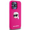 Etui KARL LAGERFELD Silicone Karl Head Print MagSafe do Apple iPhone 15 Pro Max Fuksja Kompatybilność Apple iPhone 15 Pro Max