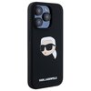 Etui KARL LAGERFELD Silicone Karl Head Print MagSafe do Apple iPhone 15 Pro Max Czarny Model telefonu iPhone 15 Pro Max