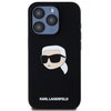 Etui KARL LAGERFELD Silicone Karl Head Print MagSafe do Apple iPhone 15 Pro Max Czarny Dominujący kolor Czarny