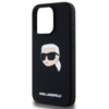 Etui KARL LAGERFELD Silicone Karl Head Print MagSafe do Apple iPhone 15 Pro Max Czarny Typ Etui magnetyczne