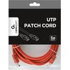 Kabel RJ-45 - RJ-45 GEMBIRD PP12-5M/R 5 m Kategoria 5e