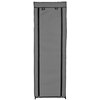 Szafka tekstylna GOCKOWIAK Lea (57 x 29 x 172) Antracyt Materiał Metal