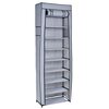 Szafka tekstylna GOCKOWIAK Lea (57 x 29 x 172) Szary Materiał Elastan