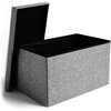 Pufa GOCKOWIAK Diego XL Szary 38 x 61 x 38 cm Materiał Pianka