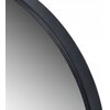 Lustro GOCKOWIAK Sander średnica 60 cm Czarny Materiał Stal