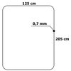 Mata pod fotel EHOKERY 125 x 205 cm Przezroczysty Przeznaczenie Pod fotel